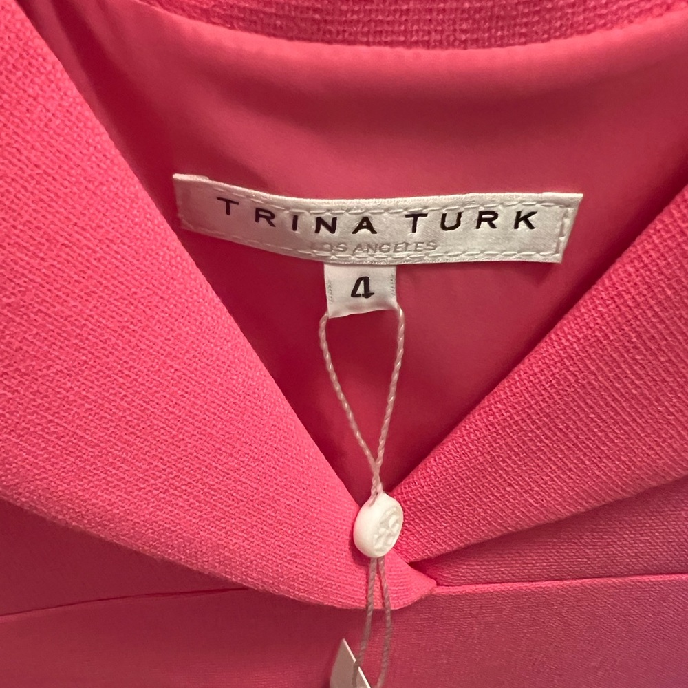 NWT Trina Turk Lavender Dress Papillon Pink 4 - Picture 6 of 6